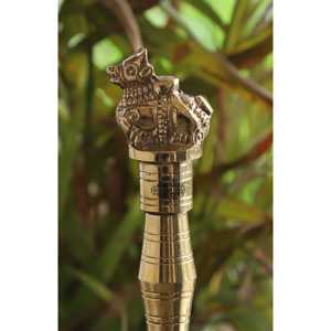 Campana de Pooja Tradicional de Latón Hecha a Mano, Diseño de Vaca Nandi, Artículo Espiritual para Diwali, de Indian Art Villa - Product Image 6