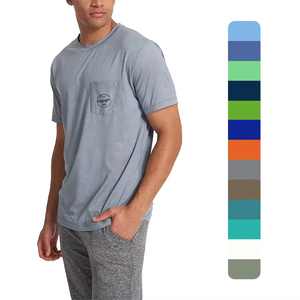 Usine Oem Active Wear T-shirts athlétiques pour hommes de grande taille à manches courtes T-shirt d'entraînement léger en spandex souple - Product Image 1