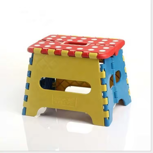 Creative Dots Folding <b>Plastic</b> <b>Stool</b>-Portable Inflatable Eco-Friendly Durable Modern Comfortable Children's <b>Stool</b> for Dining - Product Image 3