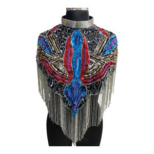 2025 Cape à paillettes perlées avec tissu de haute qualité aux meilleurs prix d'Inde - Product Image 1