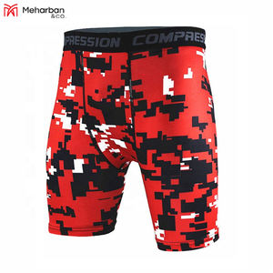 Court de compression/Short d'entraînement/Short de course Séchage rapide Polyester Compression Mesh Liner Running Athlétique Gym Beach Sport Hommes - Product Image 6