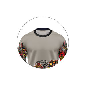 Ropa estampada a la moda, sudadera de algodón liso para hombre, último diseño, sudadera de sublimación de cuello redondo, mezcla básica de algodón - Product Image 2