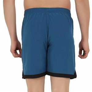 Pantalones cortos de entrenamiento atlético para hombre, pantalones cortos de compresión ajustados regulares, mezcla de poliéster, pantalones cortos de verano para ciclismo por debajo de la rodilla - Product Image 3
