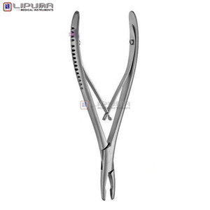 Pinces à gouge manuelles LEMPERT en acier chirurgical inoxydable de 16 cm, pointe droite de 3 mm, MOL ENT, neurochirurgie, clinique, orthopédie, certifiées CE - Product Image 4
