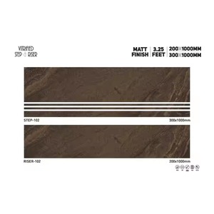 Vistaar บันไดพื้นผิวด้านกันลื่นเต็มตัวกันลื่นกระเบื้อง1000x300มม. กระเบื้องพอร์ซเลนสำหรับดอกยางบันไดและกระเบื้อง1000x200มม. - Product Image 6