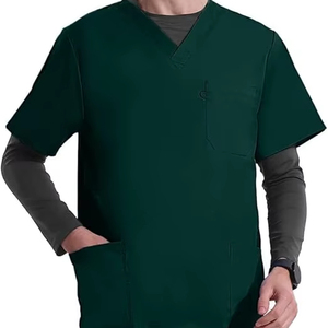 Conjunto de Top y pantalones para hombre, ropa de trabajo profesional, conjunto de uniforme para hombre, diseño Simple, uso práctico - Product Image 1