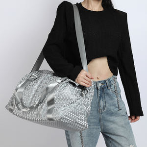 กระเป๋าเดินทางแบบดัฟเฟิลแฟชั่นอ็อกซ์ฟอร์ด สายปรับได้ ซิปปิดสนิท กันน้ำ พกพาสะดวก เหมาะสำหรับออกกำลังกาย ขายส่ง - Product Image 5