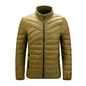 Chaqueta acolchada de invierno para hombre con logotipo personalizado, chaqueta de plumón extragrande de nuevo estilo con abrigos de burbujas, suministro al por mayor, envío impreso DDP - Product Image 3