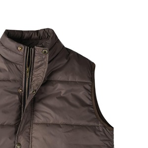 Chaqueta sin mangas acolchada transpirable de otoño para hombre con chalecos de lujo de nailon rellenos de plumón - Product Image 5