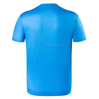 T-shirt personnalisé en polyester/coton avec logo imprimé intégral par transfert thermique sur demande, vente en gros, pour hommes, séchage rapide, respirant