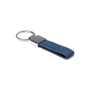 Portachiavi in Denim Personalizzato Viby e Moschettone, Gadget Promozionali Personalizzati - Product Image 4