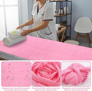 Draps jetables pour lit de spa, housse de <span class=keywords><strong>table</strong></span>, protège-matelas non tissé pour <span class=keywords><strong>massage</strong></span>, beauté, spa, tatouage, drap non tissé - Product Image 4