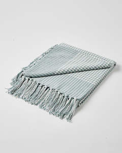 Luxury <b>Chunky</b> <b>Knit</b> 100% Cotton Throw <b>Blanket</b> Warm and Cozy with Printed Pattern for Cold Nights - Product Image 6