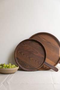 Bandeja de madera hecha a mano de una sola pieza MDF de calidad extrema para servir comida de cocina para restaurantes y hoteles - Product Image 5