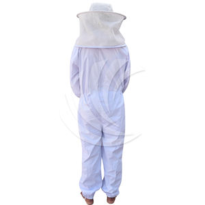 Traje de Apicultor de Poliéster Blanco con Gorro de Estilo Cuadrado y Velo |   Nivel de Protección Contra Riesgos D, Resistente a Cortes y Radiación |   Cosh International - Product Image 5