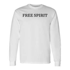 Camiseta de Manga Larga Free Spirit Good Vibes for Freedom - Ropa Promocional - Product Image 1