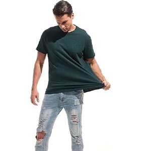 OEM sur mesure 100% coton à manches courtes coupe ajustée col rond T-shirt promotionnel pour hommes du Bangladesh - Product Image 3