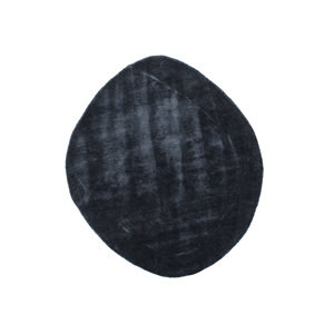 Alfombra Rectangular Cera Blue Classic de 10 mm, Tejida a Mano, de Viscosa, Color Sólido, Diseño de Diamantes, para Sala de Estar o Dormitorio, para Uso Doméstico -TPV-5006 - Product Image 1