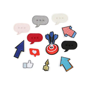 Custom Made Eco-Friendly Iron-On Embroidered Patch Leaf Design Sew-On Patches for Clothing Woven Fabric Logo Decoration - Product Image 4