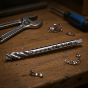 Gedore KL-0369-5121 Macho de roscar M8 con punta de broca, producto premium de machos y terrajas - Product Image 3