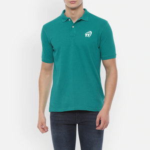 T-shirt polo à manches courtes avec impression personnalisée de bonne qualité pour hommes Motif solide en polyester/coton Style personnalisé - Product Image 4