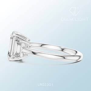 Anillo Exclusivo con Racimo de Esmeraldas, Claridad VS+, Color F, Certificado IGI, Hecho a Medida, Joyería Fina, Pieza Artesanal - Product Image 2