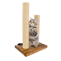 Poteau à gratter moderne et durable pour chat avec base en peluche douce pour l'entretien des griffes à l'intérieur et le jeu
