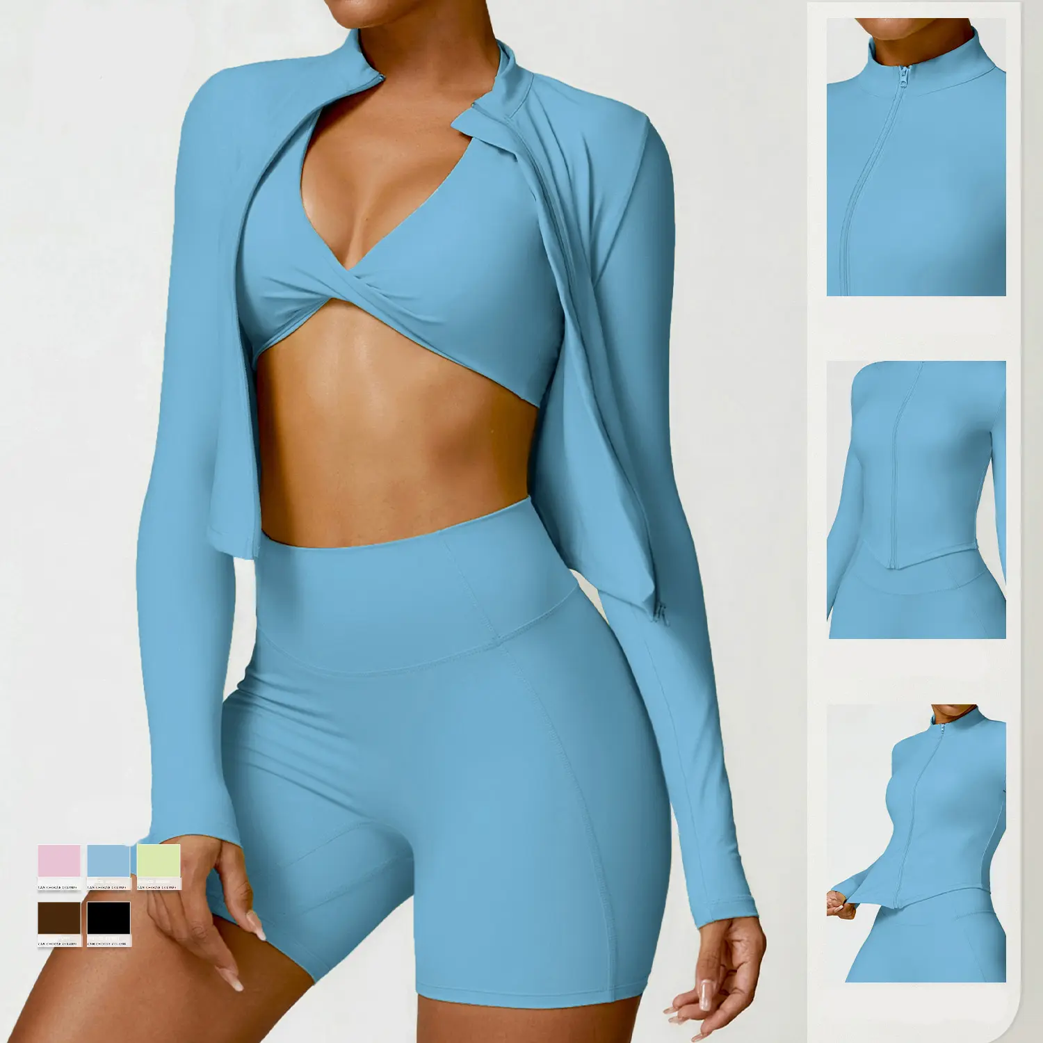PASUXI abbigliamento Fitness donna 2024 senza soluzione di continuità Yoga Short Gym Activewear Set da palestra 2 pezzi Short Fitness Set per le donne
