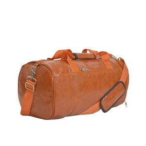 กระเป๋าเดินทางหนังเทียมแฟชั่นสีน้ำตาลกันน้ำ รุ่น Craftive - Product Image 1