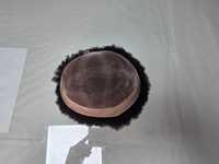 Perruque 100% cheveux humains indiens, style afro, toupet avec vague profonde lâche et vague naturelle, imperméable, Taz Hairb BD Mono Base
