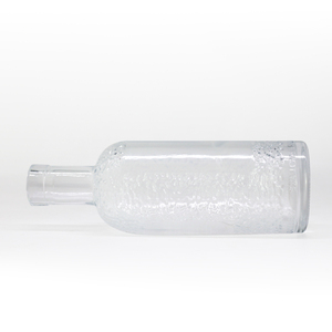 OEM bouteille transparente personnalisée motif gaufré 500ml sérigraphie whisky brandy vodka <span class=keywords><strong>tequila</strong></span> avec liège - Product Image 6