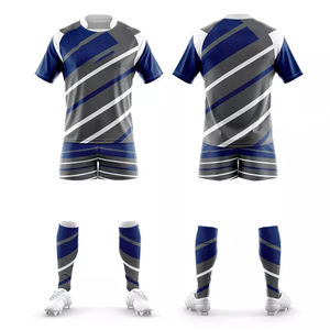 Meilleure vente confortable uniforme de rugby haute qualité fait à manches courtes Offre Spéciale uniforme de rugby respirant conception personnalisée - Product Image 5