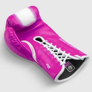 Los mejores guantes de entrenamiento de encaje de cuero de vaca 12oz 14oz 16oz para Muay Thai Sparring Kickboxing Boxeo Punzonado Trabajo para artes marciales - Product Image 6