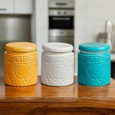 Maceta de Cerámica Hecha a Mano Personalizada para Decoración de Cocina, con Tapa, Tallada a Mano, Todos los Colores, por HAND MADE CRAFT - Product Image 3