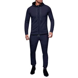 Fabricante personalizado XL cremallera chándal transpirable respetuoso con el medio ambiente ropa deportiva para hombres de talla grande Jogger trajes al por mayor en blanco - Product Image 4