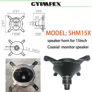 Difusores de bocina coaxial activo de 2 vías de 297*297*195mm con tweeter de guía de onda de 1.4" para monitor coaxial de 15" - Product Image 6