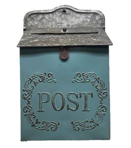 Fancy <b>Outdoor</b> Garden Decoration Wall Hanging Mailboxes Wall Mount Decorative Galvanized Iron <b>Post</b> <b>Box</b> - Product Image 1