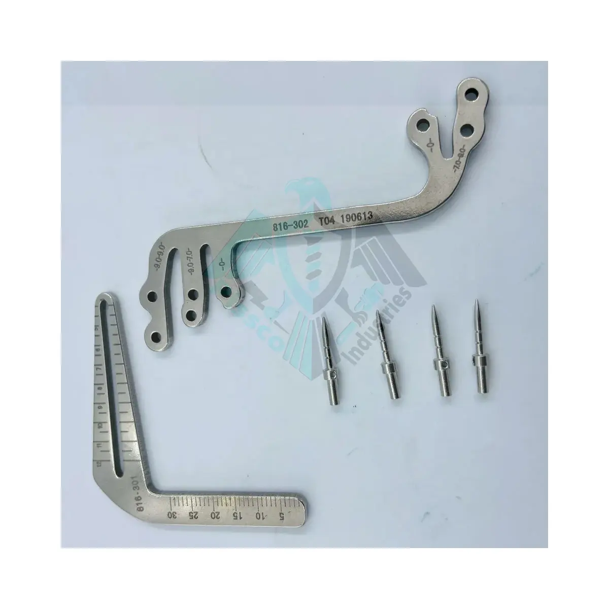 Best Company Pissco For Kit 6 Pc Dental Implant Surgical Parallel Drilling Guide Locator Depth Pin Gauge German Stainless Steel