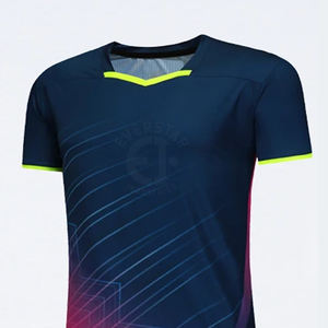 100% poliéster precio barato último diseño uniforme de tenis secado rápido transpirable Material duradero uniforme de tenis - Product Image 2