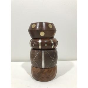 Bracelets en bois durables et imperméables - Pour un usage quotidien et un style festif, offrant un charme ethnique intemporel, couleurs personnalisées, cadeau d'affaires - Product Image 1