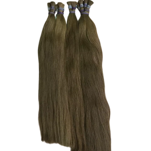 Precio al por mayor 10-28 pulgadas Natural Straight Remy Hair Black Blonde Color Light Salon Quality Extensiones de cabello humano para mujeres - Product Image 1