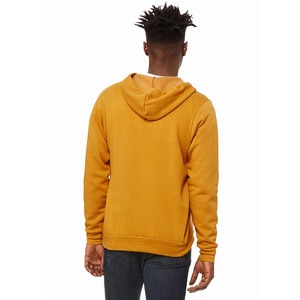 Nouveau hiver hiver coton hommes personnalisé solide à capuche polaire épais sweats à capuche hommes vêtements de sport fermeture éclair à capuche hommes - Product Image 5
