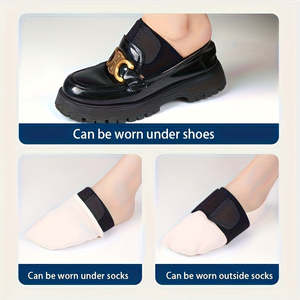 แผ่นรองส้นเท้ารูปเลข 8 แบบ Ergonomic จำนวน 2 ชิ้น/1 คู่ ทำจากผ้าระบายอากาศ พลาสติกทนทาน รองรับอุ้งเท้าอย่างสบาย ผลิตจากวัสดุ EVA Gel PU - Product Image 5