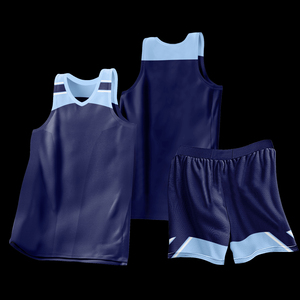 Maillot de basket-ball rouge bleu blanc noir maille de sublimation complète vêtements de basket-ball pour les équipes de clubs - Product Image 1