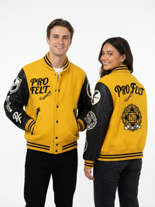 OEM ODM Fabrication sur mesure de patchs en chenille brodés, vestes de baseball de style universitaire, couleur unie, lettres, vestes de baseball pour hommes - Product Image 2