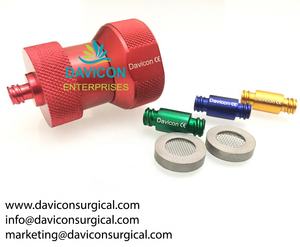 Juego de Transferencia Manual de Acero Inoxidable de Alta Calidad con 3 Adaptadores de Transferencia de Grasa Anaeróbica y 4 Cartuchos de Malla Reutilizables - Product Image 4