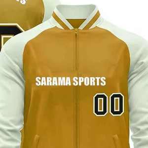 Fashion Custom Work Casual Outdoor Sports Varsity <b>Baseball</b> <b>Bomber</b> <b>Jackets</b> Track <b>Jacket</b> for Men - Product Image 2