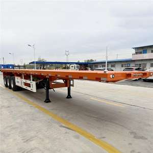 Semi-remorques à plateau surbaissé en acier personnalisables pour le transport de machines lourdes avec une capacité de charge utile de 25001 à 30000 kg - Product Image 1