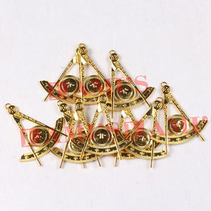 งานฝีมืออัญมณีจากคอเสื้อเข็มทิศรูปสี่เหลี่ยมขนมเปียกปูนและดวงอาทิตย์ที่กำหนดเอง - Product Image 6