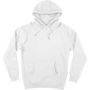 <b>Men's</b> Medium <b>White</b> Ultra Soft Fleece Pullover Hoodie Loose Fit <b>Sweatshirt</b> with Pockets Hooded - Product Image 2